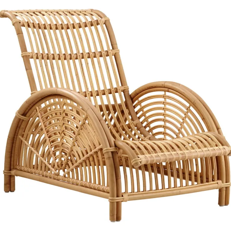 Sika-Design Paris lounge chair, natural rattan