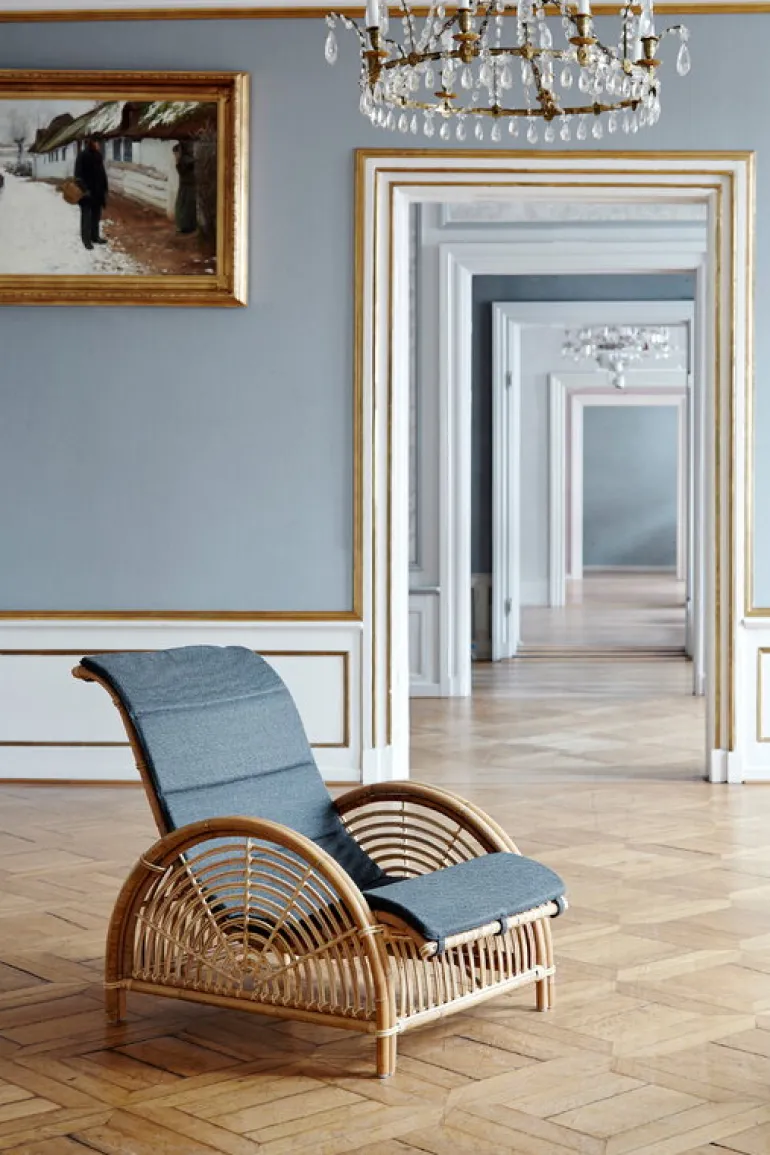 Sika-Design Paris lounge chair, natural rattan