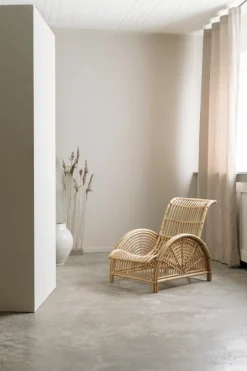 Sika-Design Paris lounge chair, natural rattan