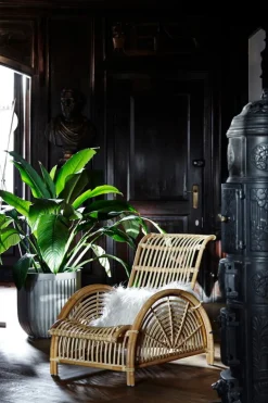 Sika-Design Paris lounge chair, natural rattan