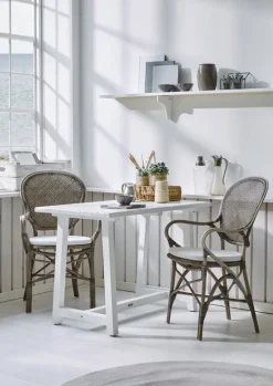 Sika-Design Rossini dining armchair, taupe rattan