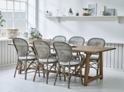 Sika-Design Rossini dining armchair, taupe rattan