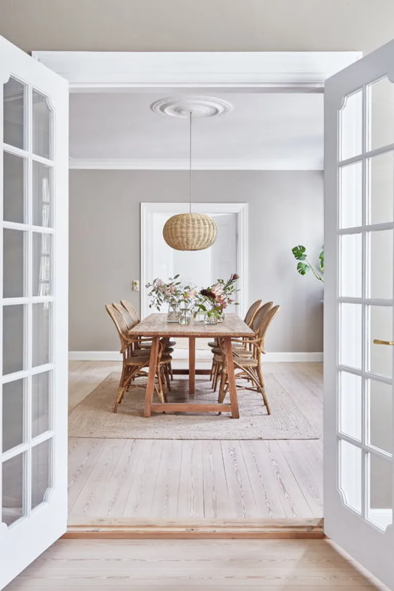 Sika-Design Tangelo lampshade, M, natural rattan