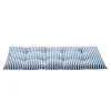 Skagerak Barriere outdoor cushion, 125 x 43 cm, sea blue stripe