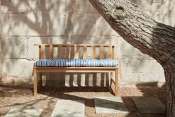 Skagerak Barriere outdoor cushion, 125 x 43 cm, sea blue stripe