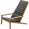 Skagerak Between Lines deck chair cushion, grey