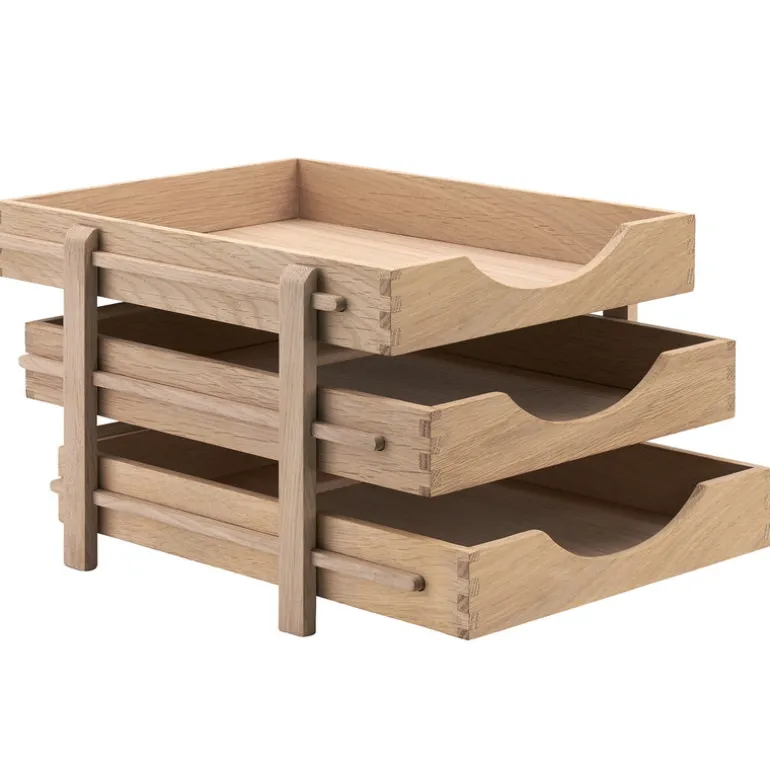 Skagerak Dania letter tray, oak