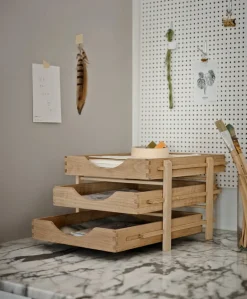 Skagerak Dania letter tray, oak