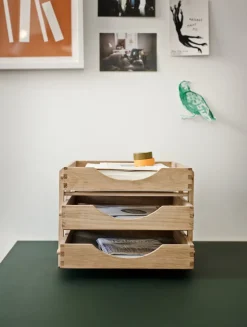 Skagerak Dania letter tray, oak