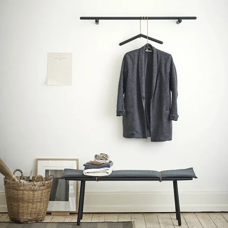 Skagerak Georg bench, black