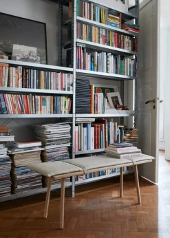 Skagerak Georg bench, oak - linen