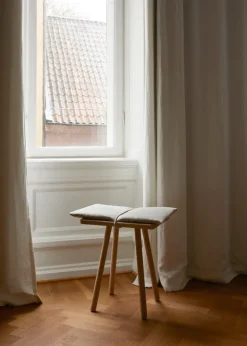 Skagerak Georg stool, oak - linen