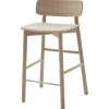 Skagerak Hven bar stool, low, soaped oak