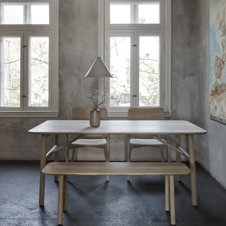 Skagerak Hven bench, untreated oak