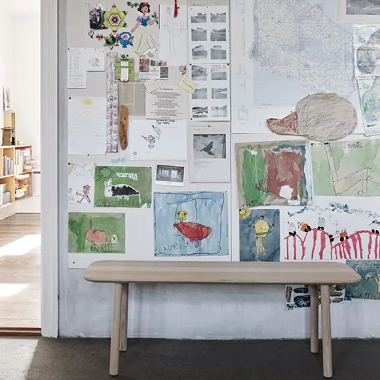 Skagerak Hven bench, untreated oak