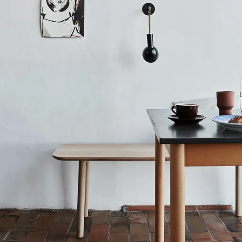 Skagerak Hven bench, untreated oak