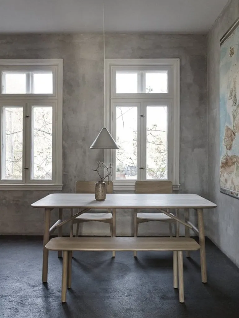 Skagerak Hven bench, untreated oak