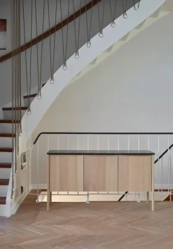 Skagerak Jut cabinet, black marble