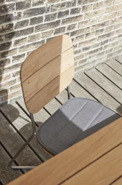 Skagerak Lilium chair cushion, ash grey