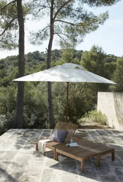 Skagerak Messina parasol 300 x 300 cm, white
