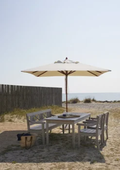 Skagerak Messina parasol 300 x 300 cm, white