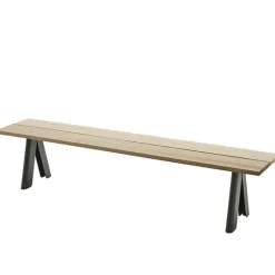 Skagerak Overlap bench, green base
