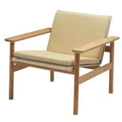 Skagerak Pelagus lounge chair cushion, honey yellow