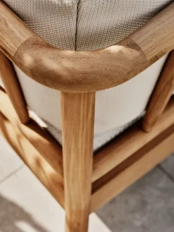 Skagerak Tradition corner module, teak - light sand