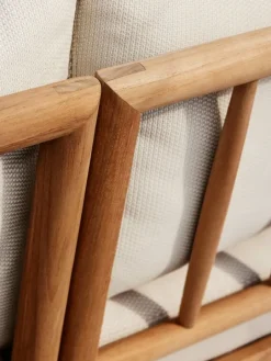 Skagerak Tradition end module, teak - light sand