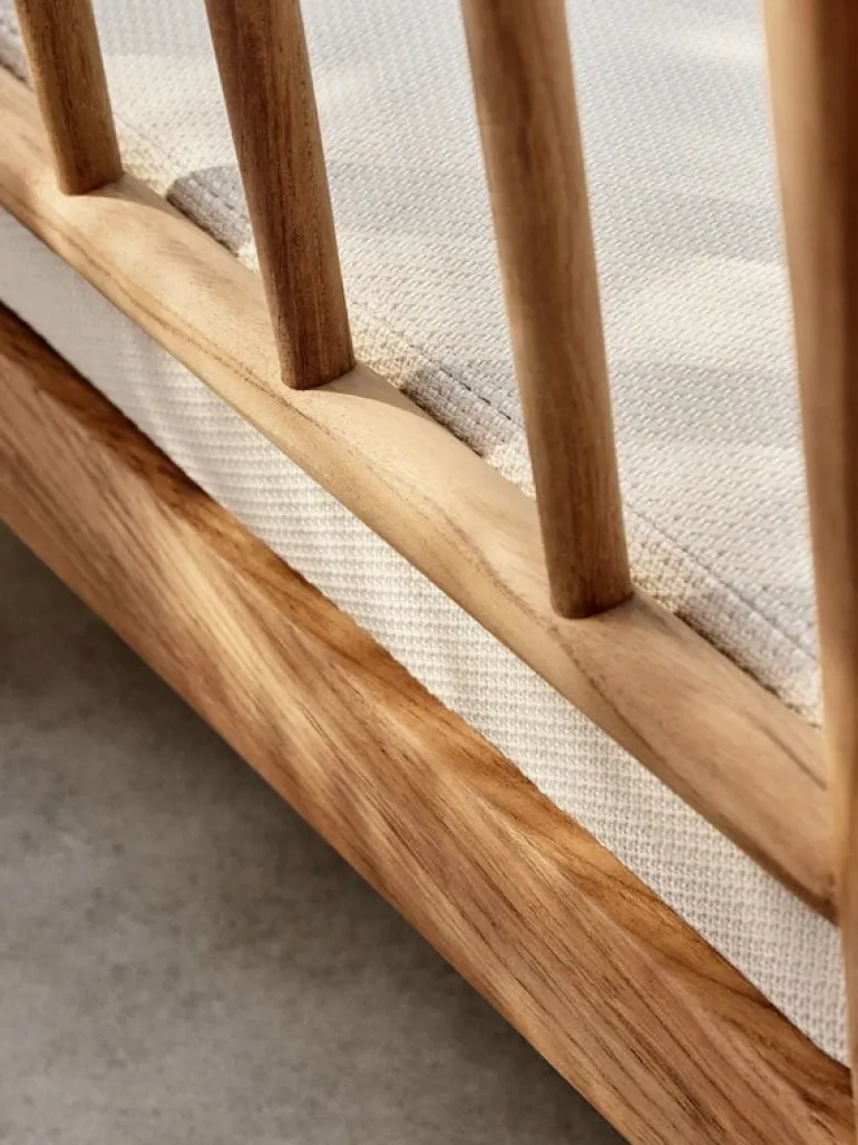 Skagerak Tradition end module, teak - light sand