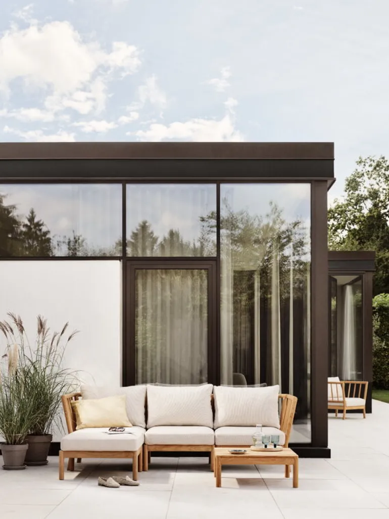 Skagerak Tradition lounge chair, teak - light sand