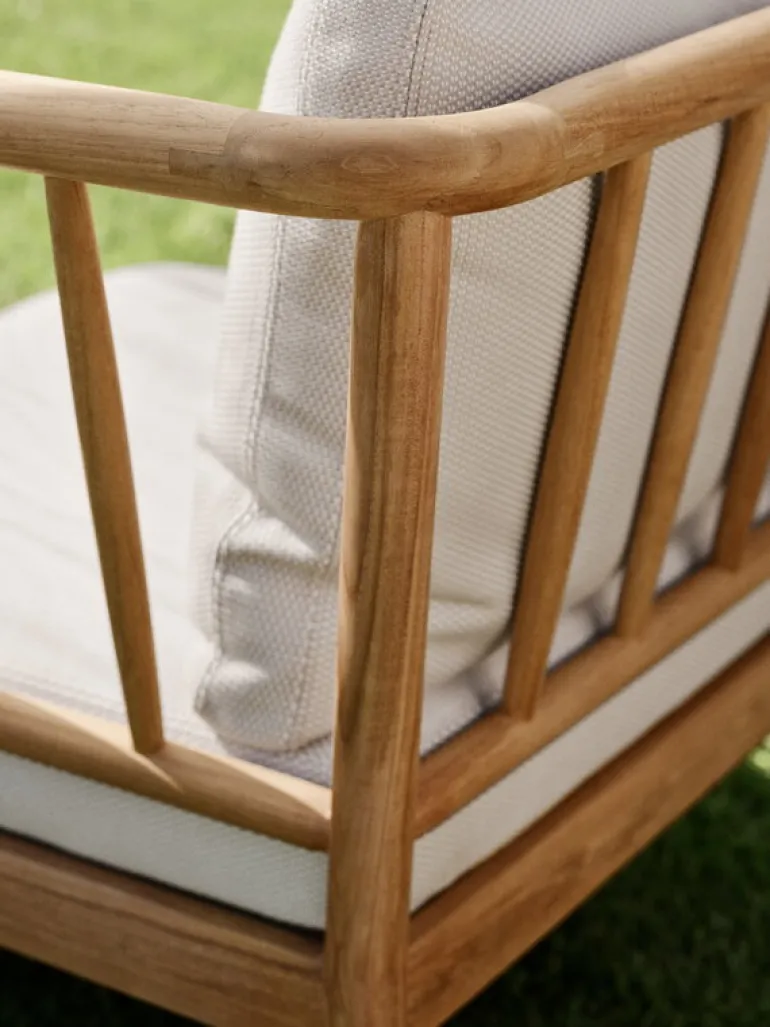 Skagerak Tradition lounge chair, teak - light sand