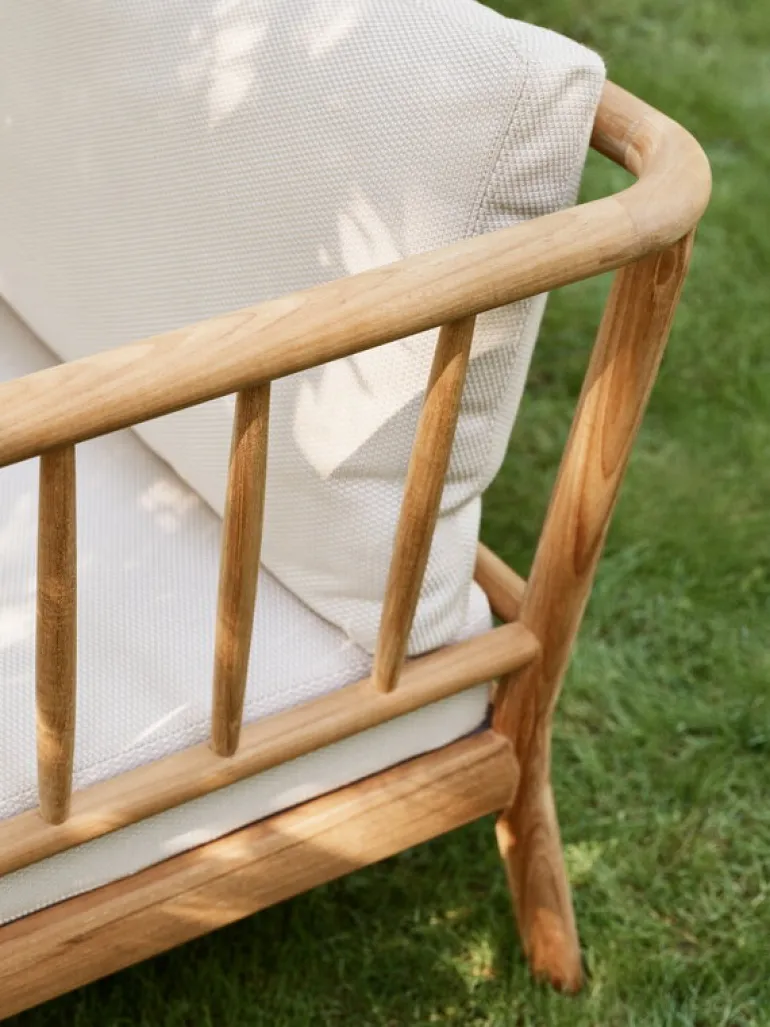 Skagerak Tradition lounge chair, teak - light sand