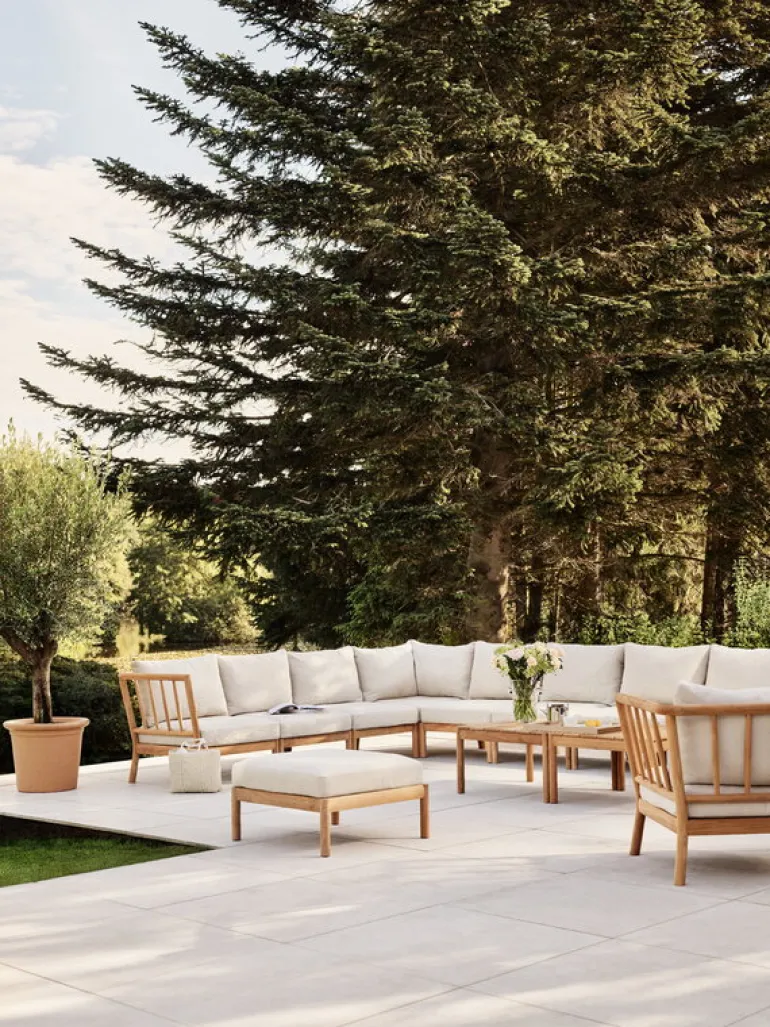 Skagerak Tradition lounge chair, teak - light sand