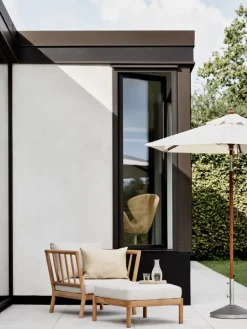 Skagerak Tradition lounge chair, teak - light sand