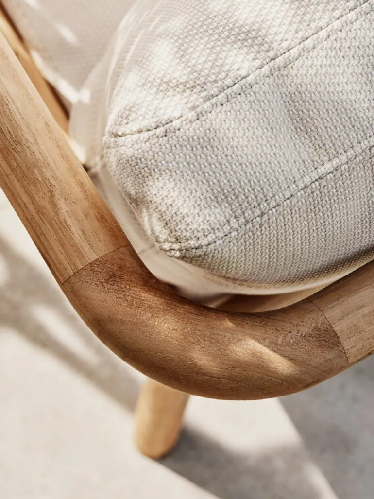 Skagerak Tradition lounge chair, teak - light sand