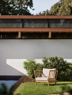 Skagerak Tradition lounge chair, teak - light sand