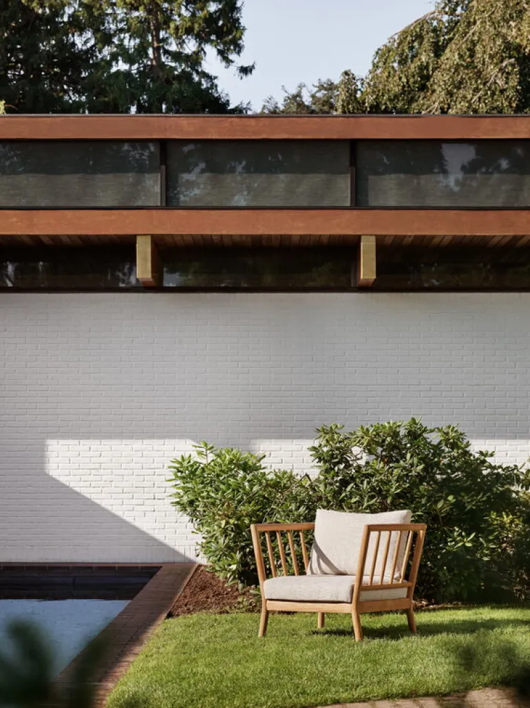 Skagerak Tradition lounge chair, teak - light sand