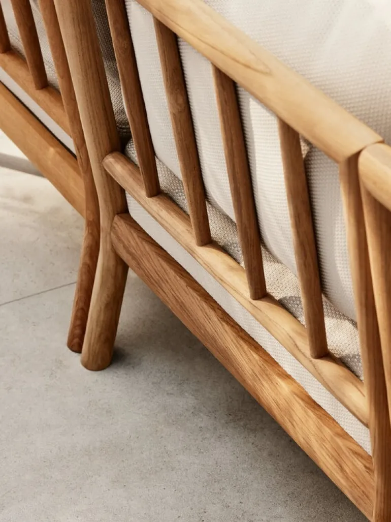 Skagerak Tradition lounge chair, teak - light sand