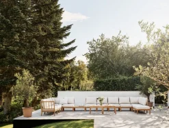 Skagerak Tradition lounge chair, teak - light sand