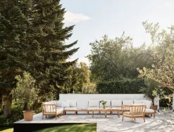 Skagerak Tradition lounge chair, teak - light sand