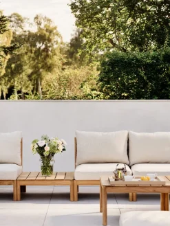 Skagerak Tradition lounge table, low, teak