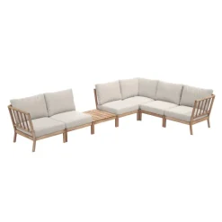 Skagerak Tradition lounge table, low, teak