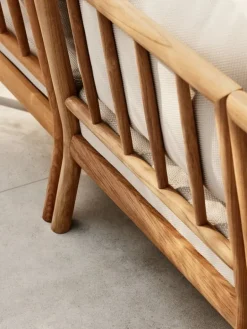 Skagerak Tradition spacer module, teak - light sand