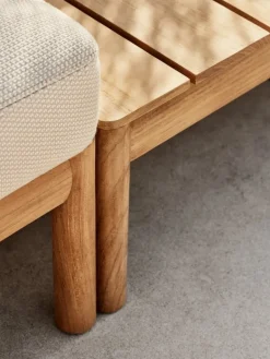 Skagerak Tradition spacer module, teak - light sand