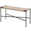 Skagerak Vent bench, black - paper cord