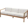 Skagerak Virkelyst 3-seater sofa, teak - white