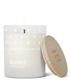 Skandinavisk Scented candle with lid, REGN, large