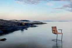 Skargaarden Grinda chair, teak - black steel