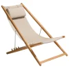 Skargaarden H55 easy chair, teak - canvas